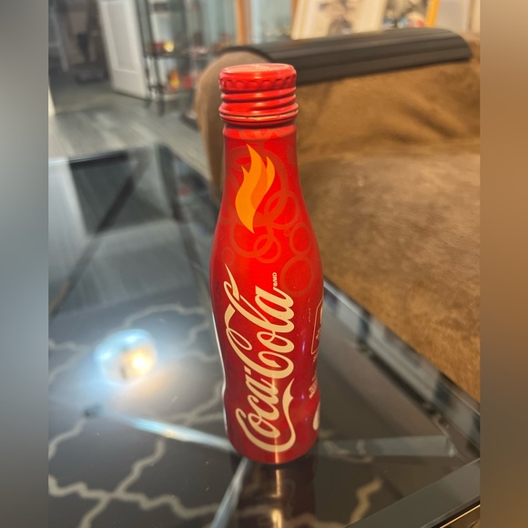 Aluminum Olympic Coke Bottle - Picture 1 of 3